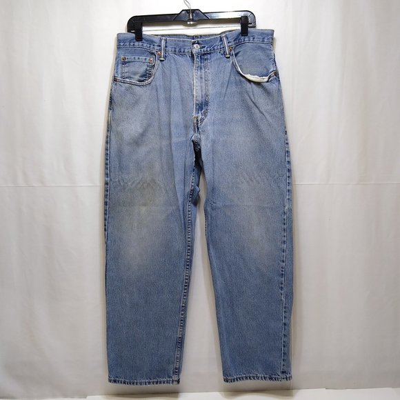 Levi's 550 Relaxed Fit Vintage Jeans 36x28 Red Tag Top Button #4460 EUC - Picture 1 of 7